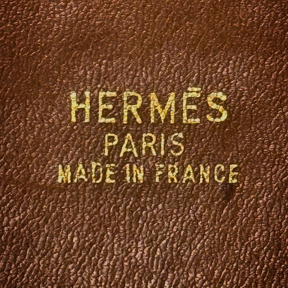 Vintage Hermès Ostrich Collier De Chien Cognac Brown Belt main image 3